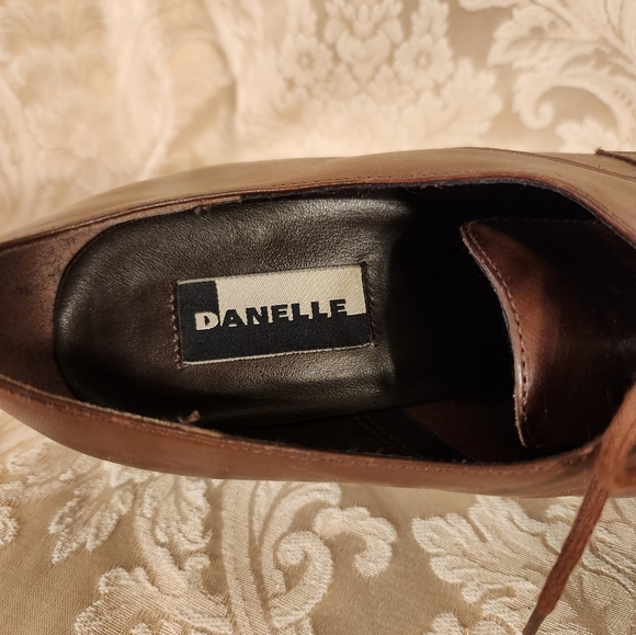 Vintage Hand Made Sole Leather Brogues Oxfords Made in Brazil by Danelle - Picture 7 of 9